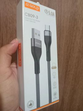 Cabo USB Tipo C 5.0A, ideal para carregar seu smartphone com rapidez 