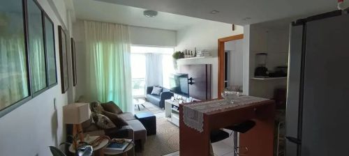 Apartamento De 1 Quarto, Distribuído Em 53M² E 2 Vagas De Garagem No Caminho Das Árvores. 