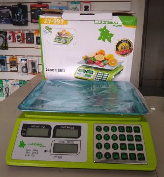 Balança com bateria 2 visores pesa 40kg comercial novas com garantia 