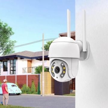 Câmera WIFI A8 Prova Dágua Full Hd Zoom 4x Cor Branco yoosee