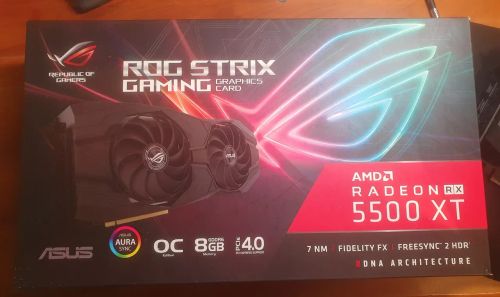 Placa de Vídeo ASUS ROG STRIX Radeon RX 5500 XT 8GB GDDR6