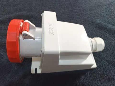 Tomada industrial sobrepor fêmea N4506 + Plugue macho N4576 * Steck *