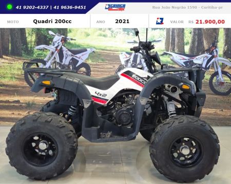 Quadriciclo 200cc 4x2 - semi novo