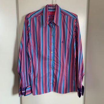 camisa dudalina tricolor