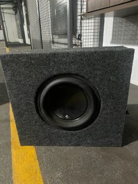 Subwoofer Falcon 12 pol 400w RMS + Módulo taramps Bass 400w + Caixa e fiação pronta