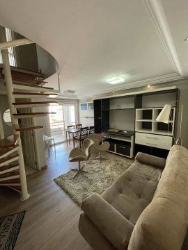 Apartamento Duplex com 1 dormitório para alugar, 60 m² por R$ 2.965,00/mês - São Benedito 