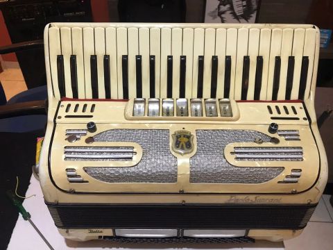 Acordeon perolado paolo soprani 120 harmonik 