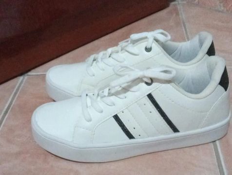 Tênis Casual Feminino Branco (Nunca Usado)