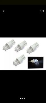 PAR Lâmpadas LED T10 12V Branca/ vermelho.