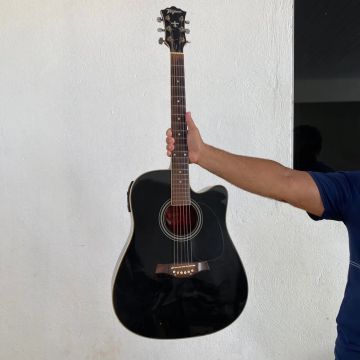 Violão Tagima elétrico preto (bem conservado)