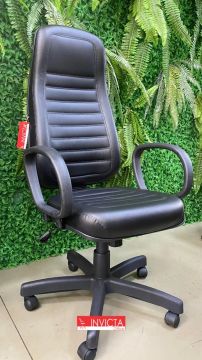 Cadeira Presidente Preta para Escritório/Home Office