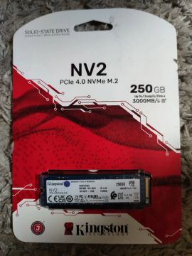 SSD Kingston NV2 250GB PCIe 4.0 NVMe M.2