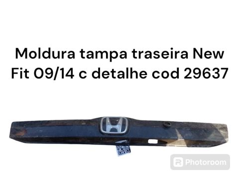 Moldura Tampa Traseira New Fit 09/14 c Detalhe