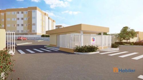 Apartamento térreo 2/4 à venda no Cond. Parque Avenida, Fernando Collor, Socorro.