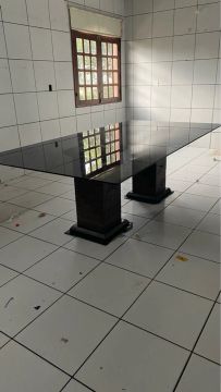 Mesa de Jantar em Vidro Temperado