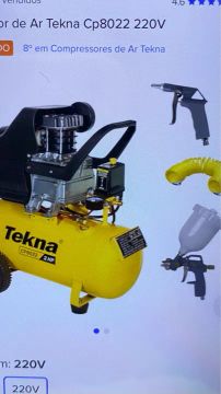 Compressor de Ar Tekna Cp8022 220V 2HP