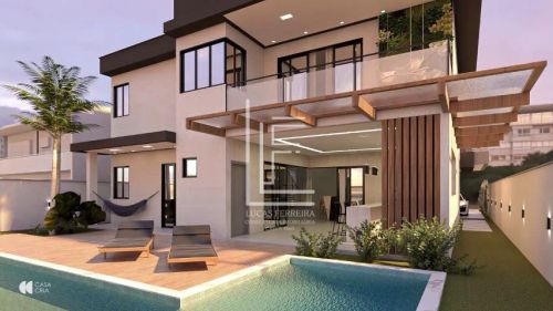 Casa magnífica com 5 quartos e 392m² de altíssimo padrão - Condomínio Granville