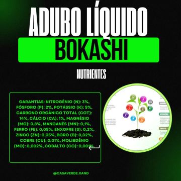 Adubo Líquido Bokashi - Fermentado
