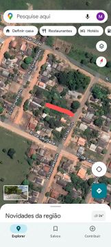 Terreno enorme 10 x 50, valor 22 mil, pego moto até 10 mil