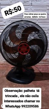 Ventilador vetisol pra retirar peça R$:50