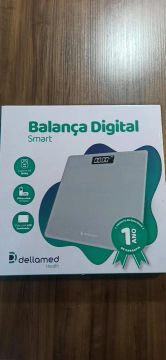 Balança Digital Smart Corporal Tela em LED até 180 Kg Dellamed