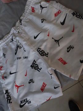 Shorts Branco adulto tsctel estiloso tamanho G 