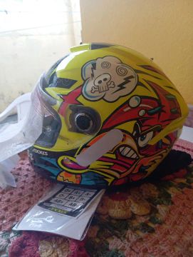 Capacete de Moto - Angry Birds - AXXIS - Tamanho 62