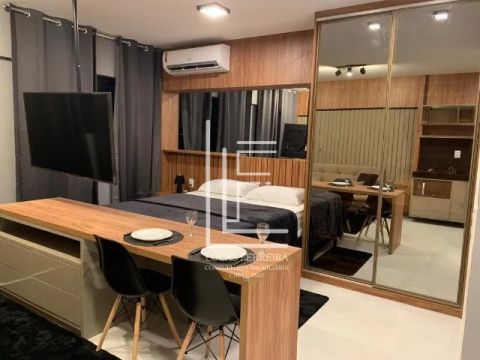 Apartamento tipo studio porteira fechada na Ponta Verde - Edifício Time 
