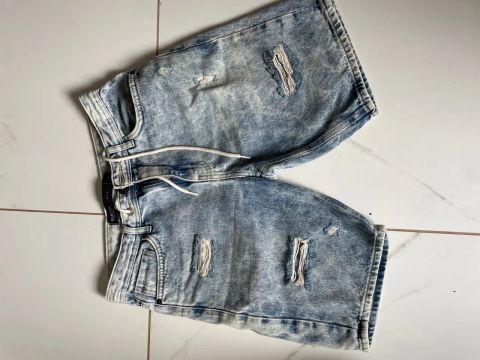 Shorts Jeans Desfiado