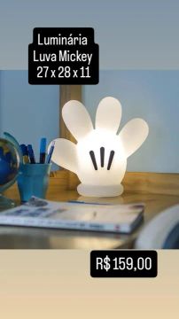 Luminária Mickey luva