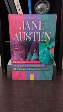 Livros da Jane Austen - Box com 3 livros