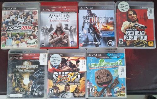 Ki com 07 Jogos PS3 Originais