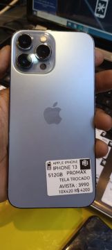 iPhone 13 Pro Max 512GB - Tela Trocada