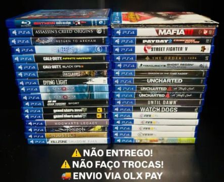 Ps4 Jogos Originais ( Jogos Disponíveis e Valores na Descrição )