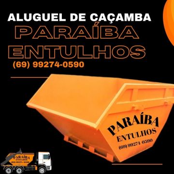 Caçamba para Entulho em Paraíba