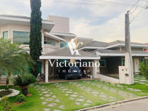 Linda casa venda/locação - 420m² 3 suítes cond. Sunset Garden - Jacareí/SP
