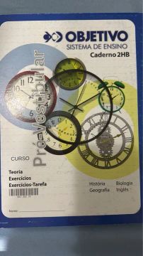 Caderno Objetivo Pré-Vestibular 2HB
