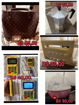 Bolsa e produtos úteis 