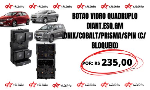 Botao vidro chevrolet consulte seu modelo 
