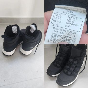 Bota Quecchua SH500 Mid M - Preta - 41