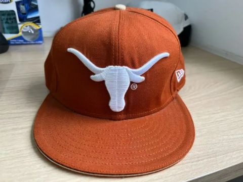 Boné Laranja New Era NCAA Texas Longhorns - RARO