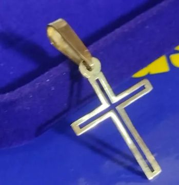 Cruz Ouro 18 Kilates Maciça 4 Gramas 40 mm Maciça 