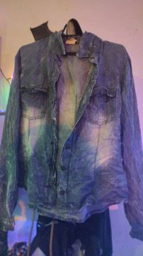 Jaqueta Jeans Colorida