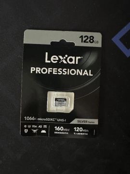 Cartão de Memória Lexar Professional microSDXC 128GB UHS-I