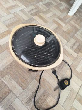 Grill Elétrico Redondo Tamanho Família 