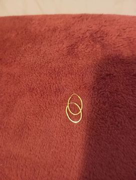Brincos de Ouro 18k para  criança 
