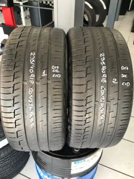 Kit 02 Pneus 235/40r18 Continental Premiumcontact 6 (usados)