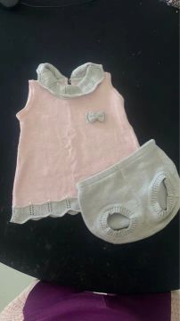 Conjunto de Roupa bebê malha 