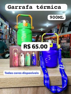 Garrafa Térmica 900ml - Acampamento