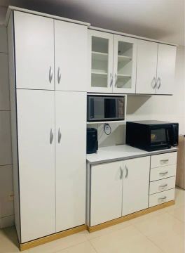 Armário de Cozinha Branco Completo